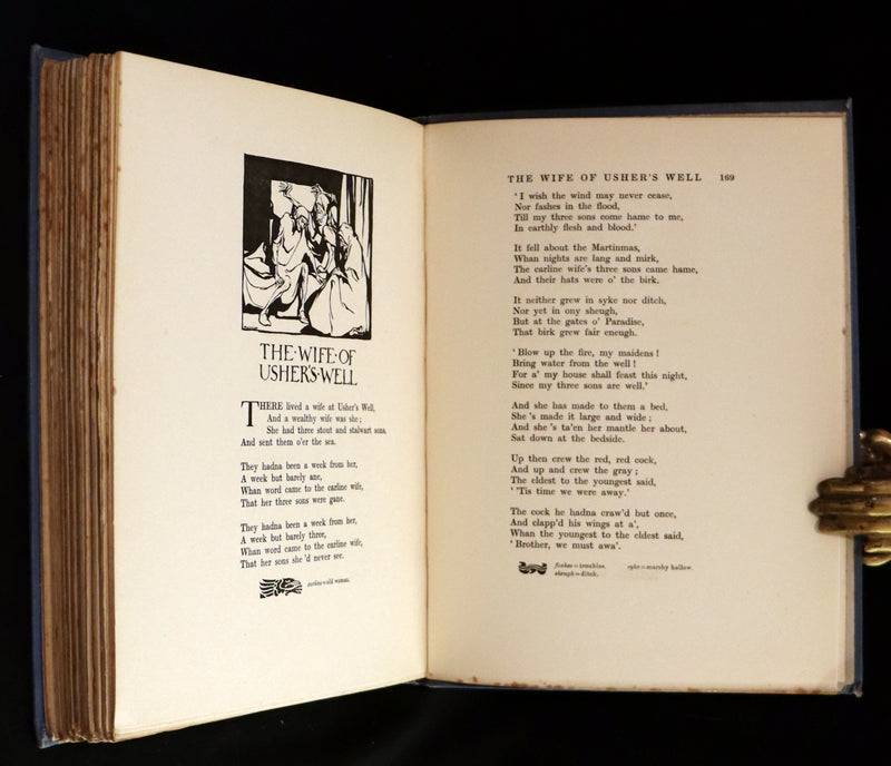 1919 Rare First Edition - Some British Ballads beautifully illustrated by Arthur Rackham.