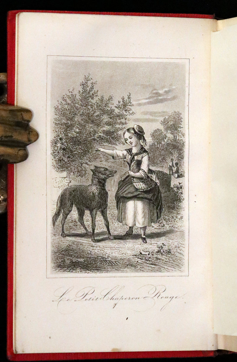 1880 Scarce illustrated French Book ~ Contes des Fees by Charles Perrault - Fairy Tales.