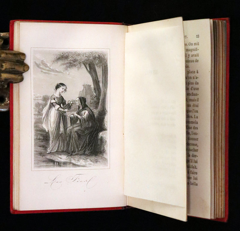 1880 Scarce illustrated French Book ~ Contes des Fees by Charles Perrault - Fairy Tales.
