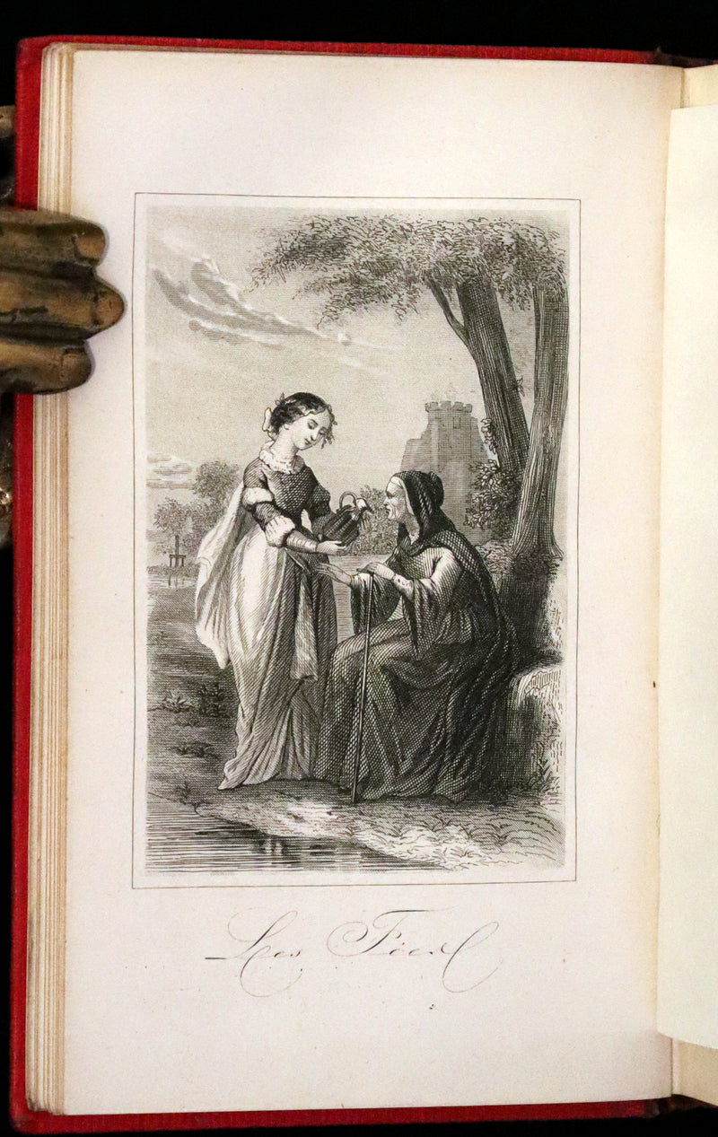 1880 Scarce illustrated French Book ~ Contes des Fees by Charles Perrault - Fairy Tales.