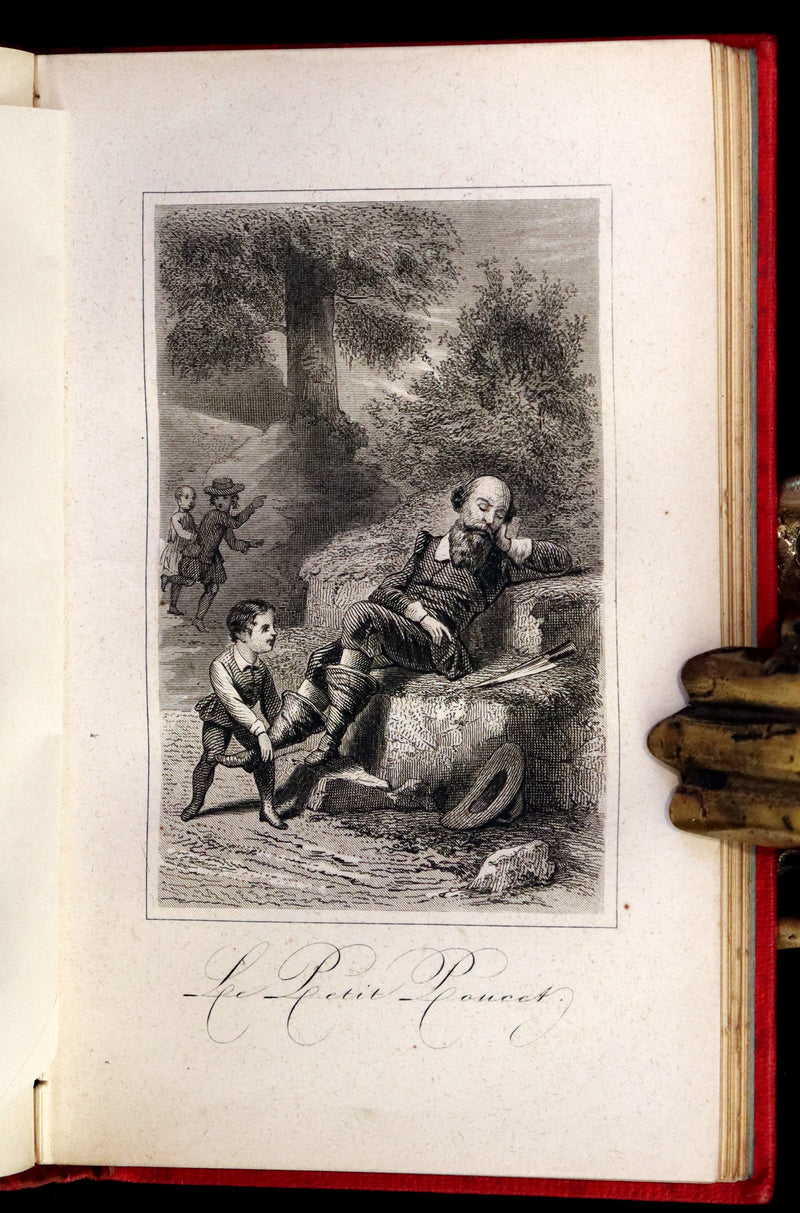 1880 Scarce illustrated French Book ~ Contes des Fees by Charles Perrault - Fairy Tales.