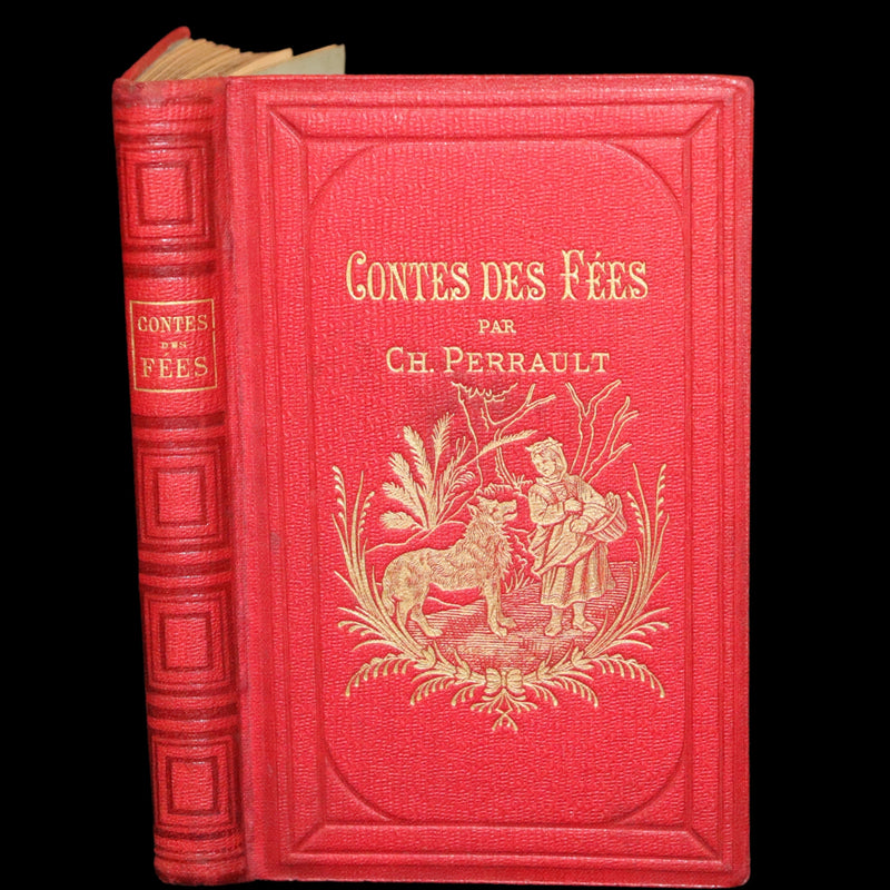 1880 Scarce illustrated French Book ~ Contes des Fees by Charles Perrault - Fairy Tales.