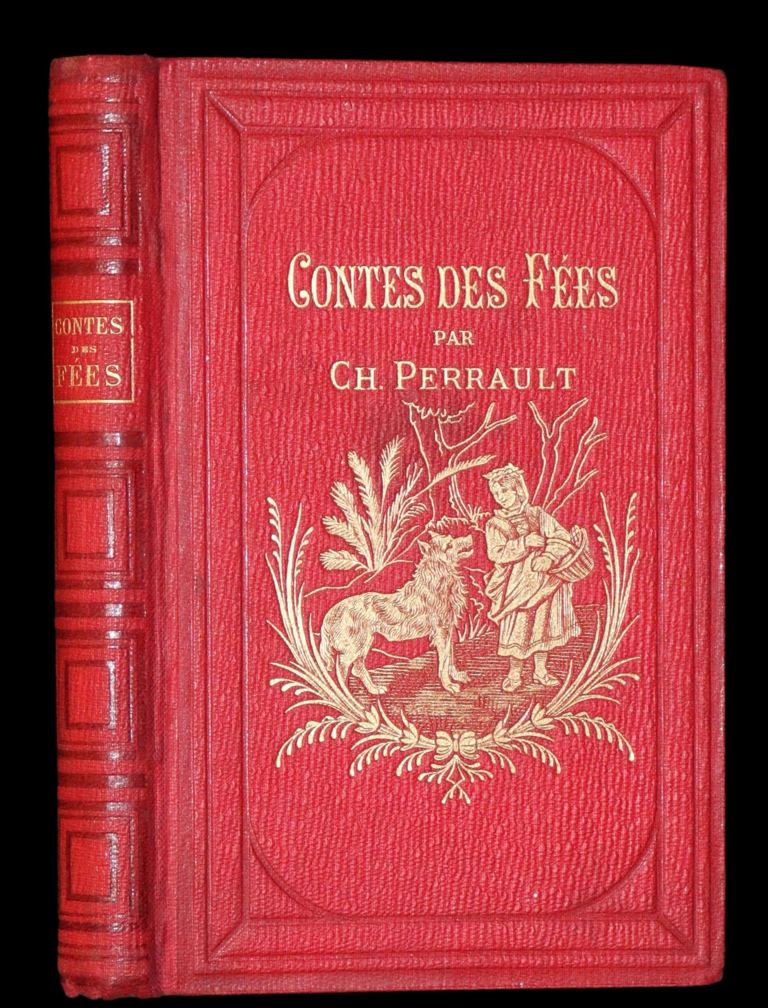 1880 Scarce illustrated French Book ~ Contes des Fees by Charles Perrault - Fairy Tales.