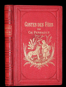 1880 Scarce illustrated French Book ~ Contes des Fees by Charles Perrault - Fairy Tales.