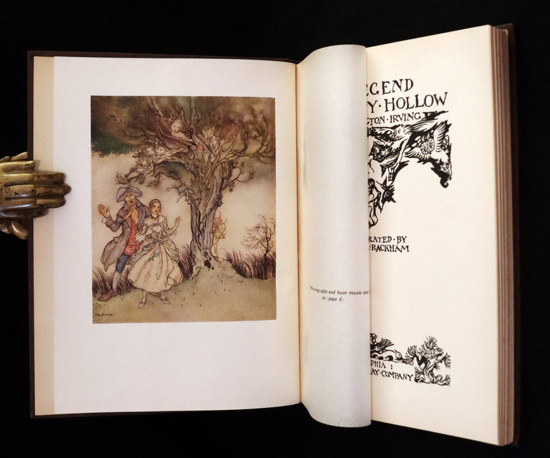 1928 Rare First US Edition - The Legend of Sleepy Hollow illustrated by Arthur Rackham.