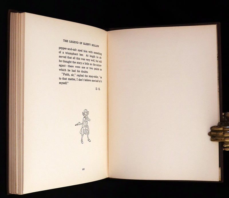 1928 Rare First US Edition - The Legend of Sleepy Hollow illustrated by Arthur Rackham.