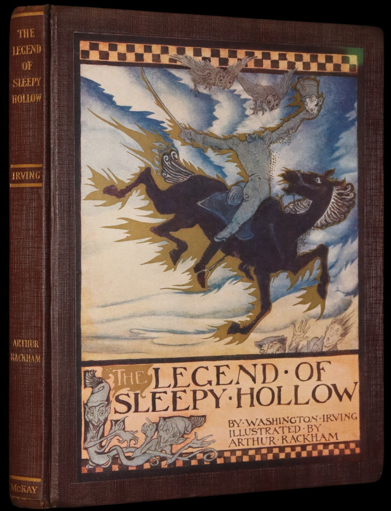 1928 Rare First US Edition - The Legend of Sleepy Hollow illustrated by Arthur Rackham.