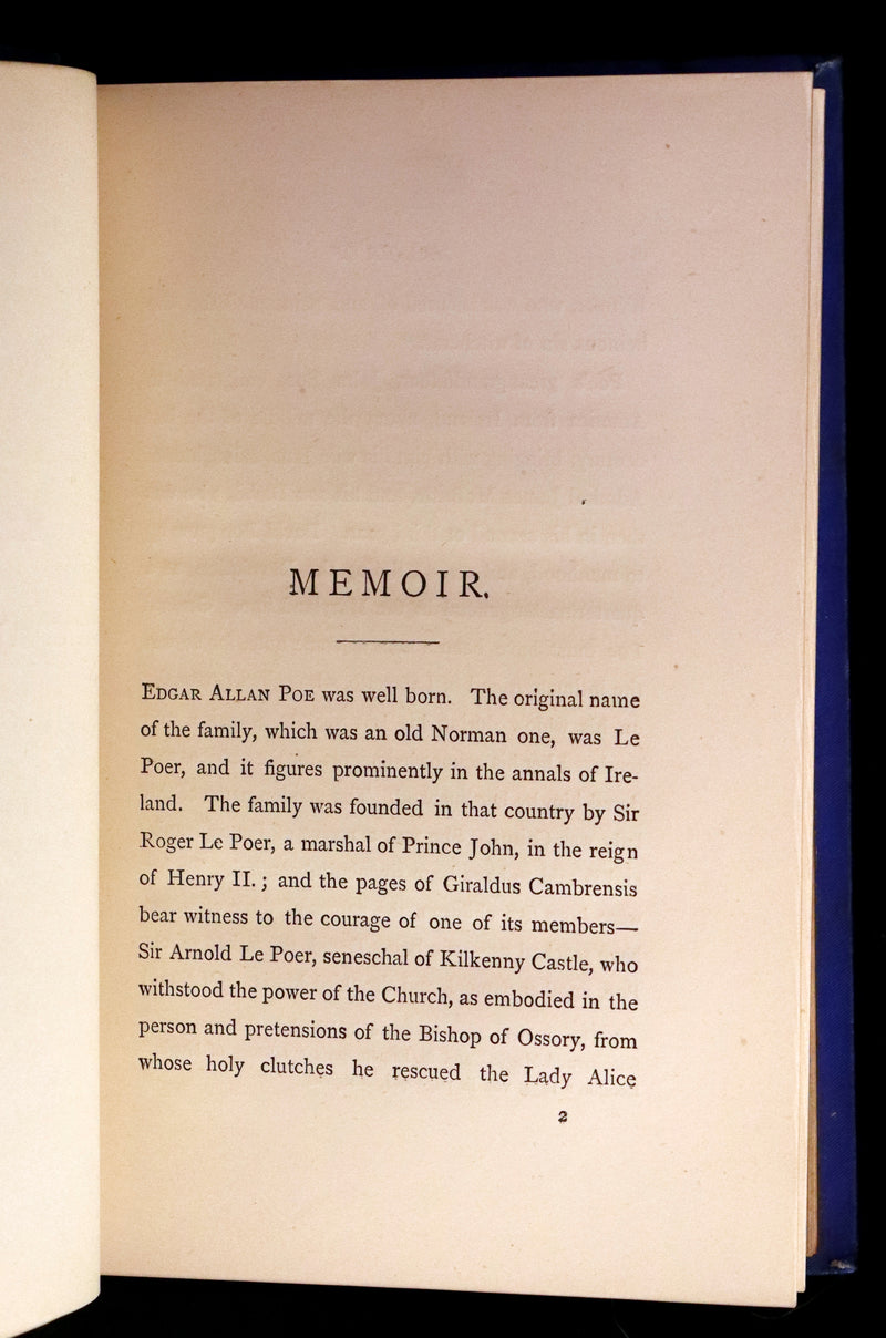 1877 Rare Book - Poems by Edgar Allan POE (The Raven, Lenore, Ulalume, ...).
