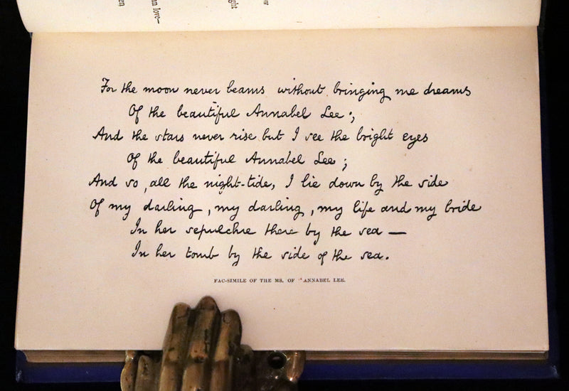 1877 Rare Book - Poems by Edgar Allan POE (The Raven, Lenore, Ulalume, ...).