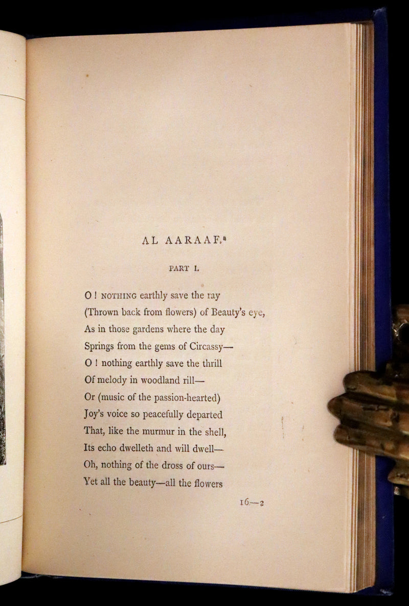 1877 Rare Book - Poems by Edgar Allan POE (The Raven, Lenore, Ulalume, ...).