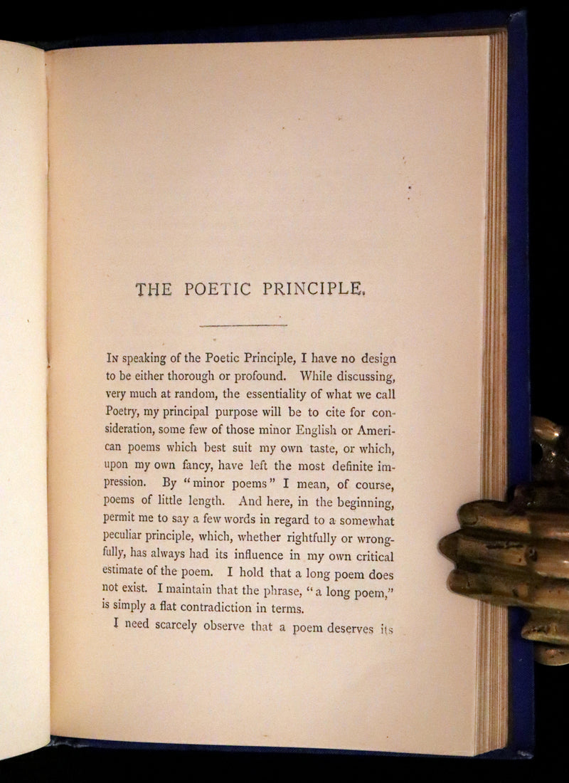 1877 Rare Book - Poems by Edgar Allan POE (The Raven, Lenore, Ulalume, ...).