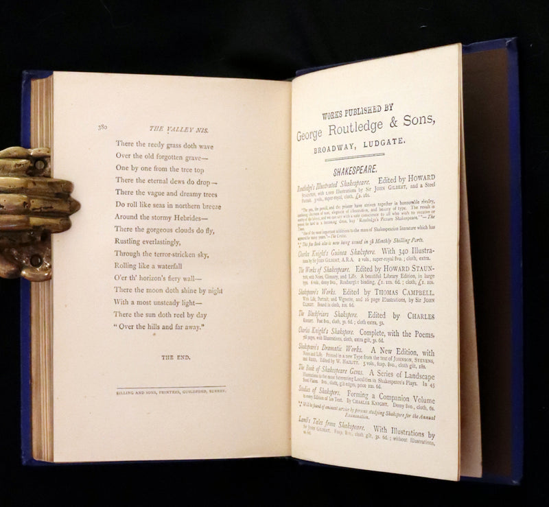 1877 Rare Book - Poems by Edgar Allan POE (The Raven, Lenore, Ulalume, ...).