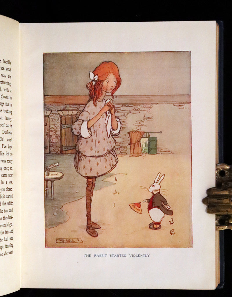 1911 First US Edition - ALICE in Wonderland color illustrated by Mabel Lucie Attwell.