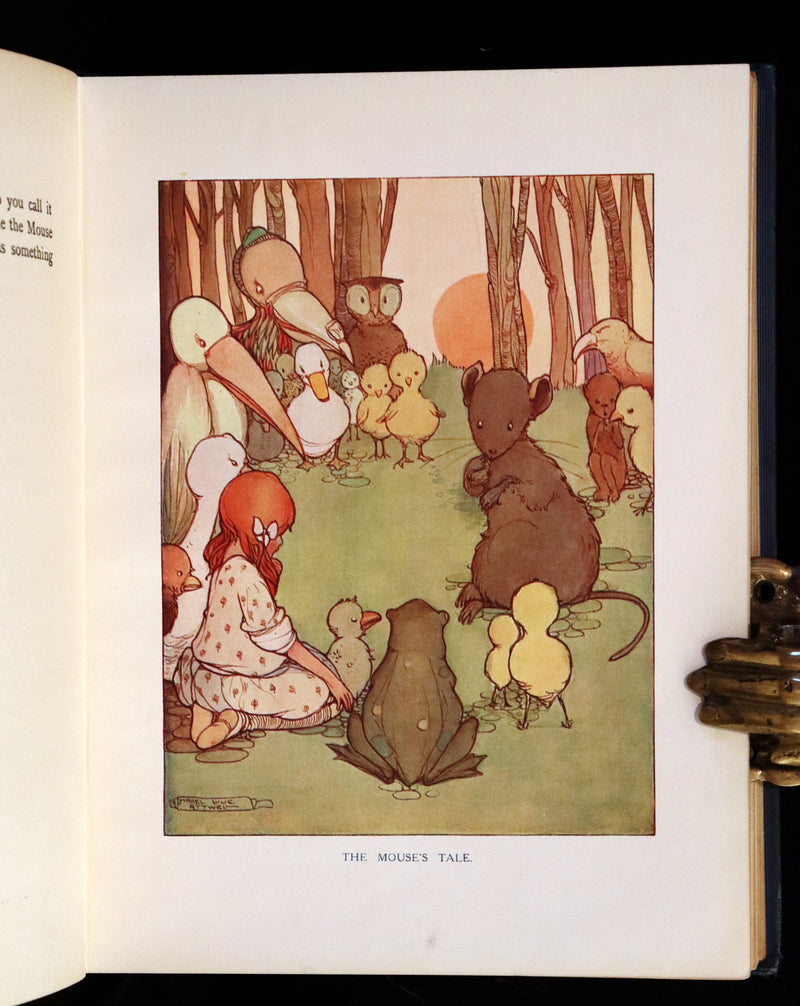 1911 First US Edition - ALICE in Wonderland color illustrated by Mabel Lucie Attwell.