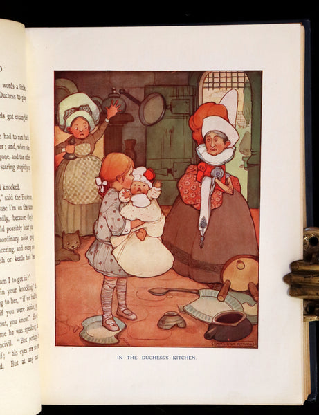 1911 First US Edition - ALICE in Wonderland color illustrated by Mabel Lucie Attwell.