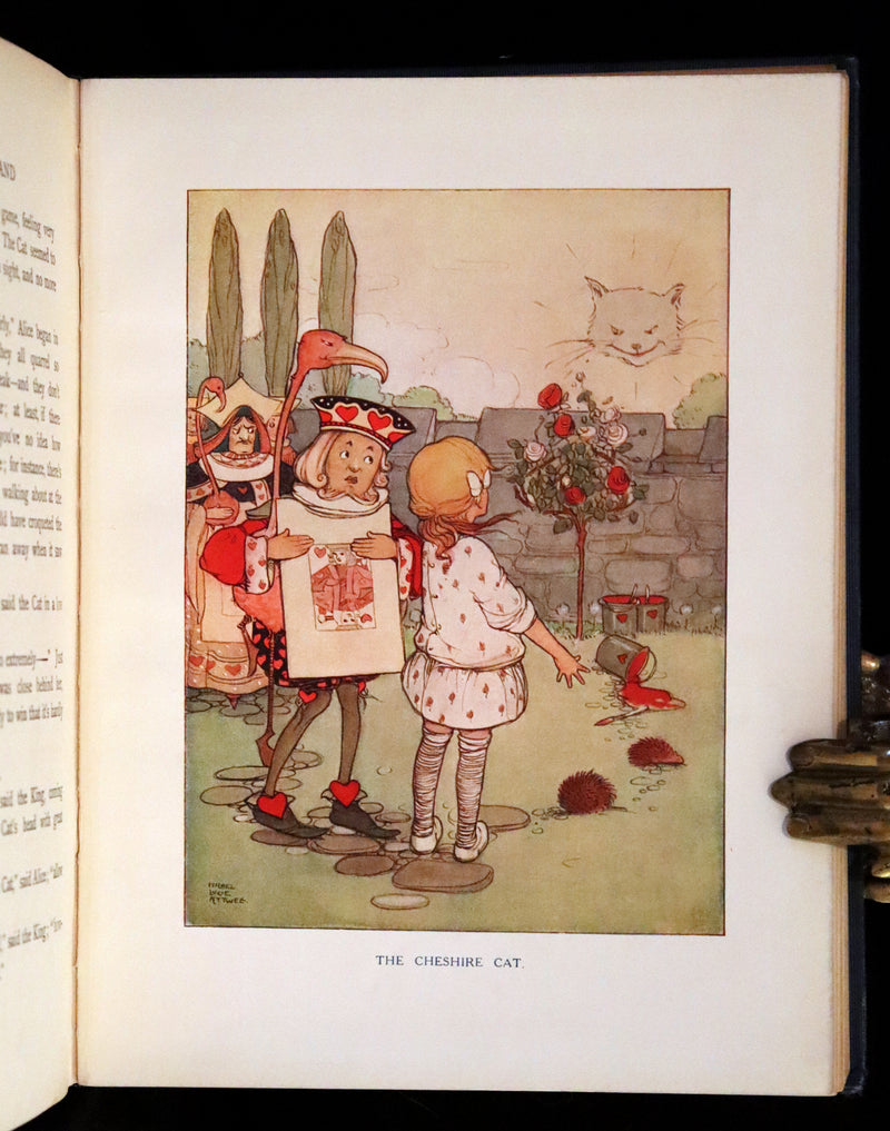 1911 First US Edition - ALICE in Wonderland color illustrated by Mabel Lucie Attwell.