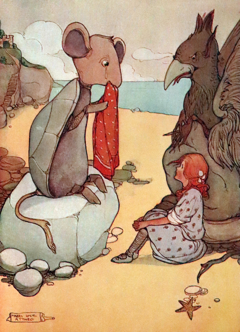 1911 First US Edition - ALICE in Wonderland color illustrated by Mabel Lucie Attwell.