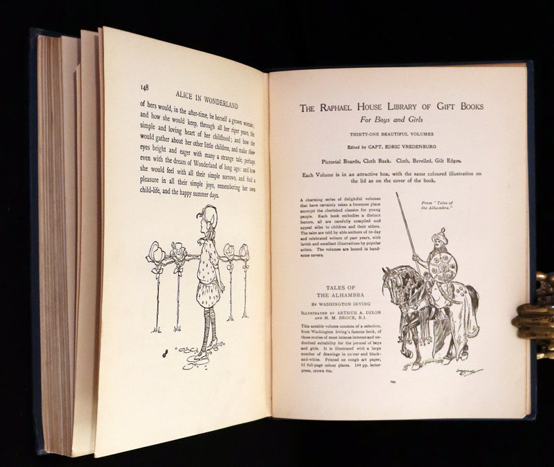 1911 First US Edition - ALICE in Wonderland color illustrated by Mabel Lucie Attwell.