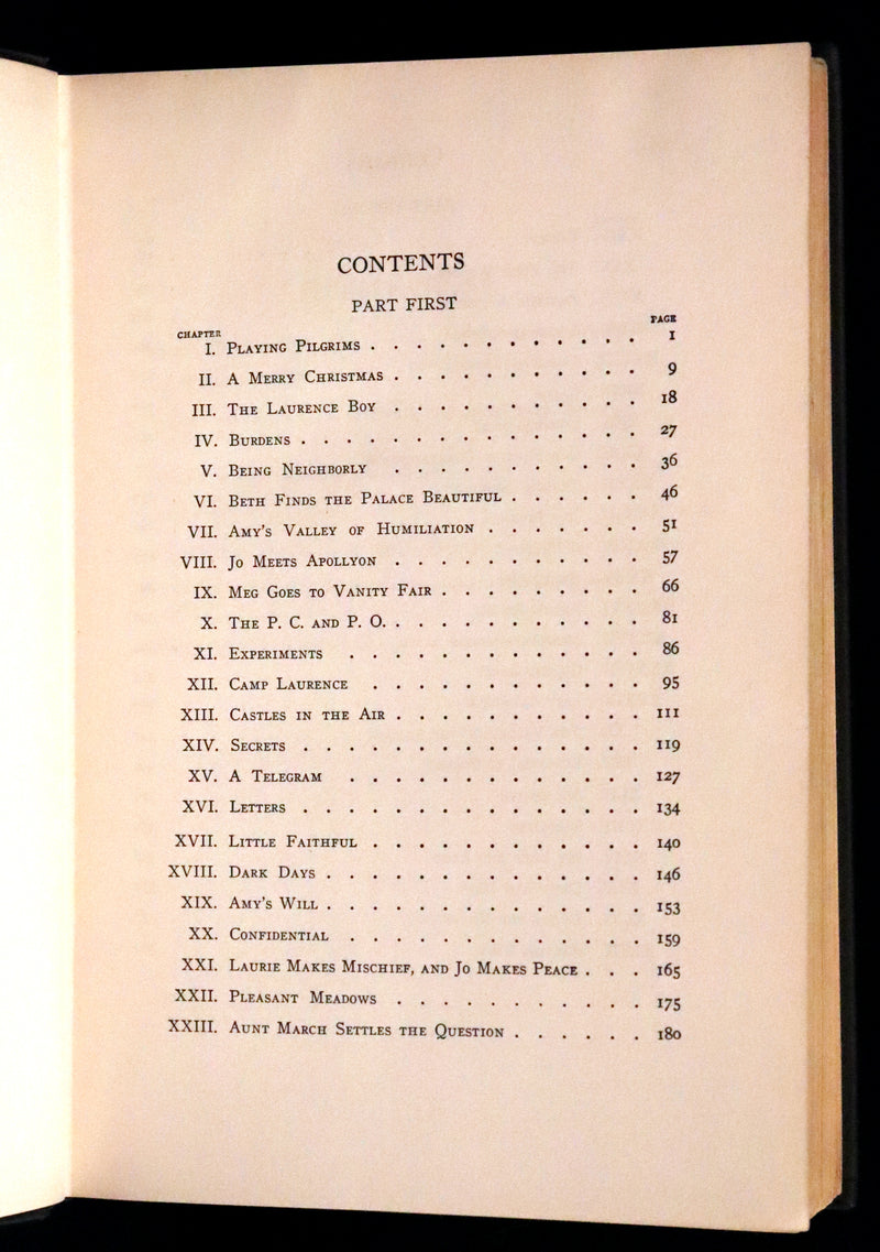 1922 Rare Book - LITTLE WOMEN by Louisa May Alcott illustrated in color by Jessie Willcox Smith.