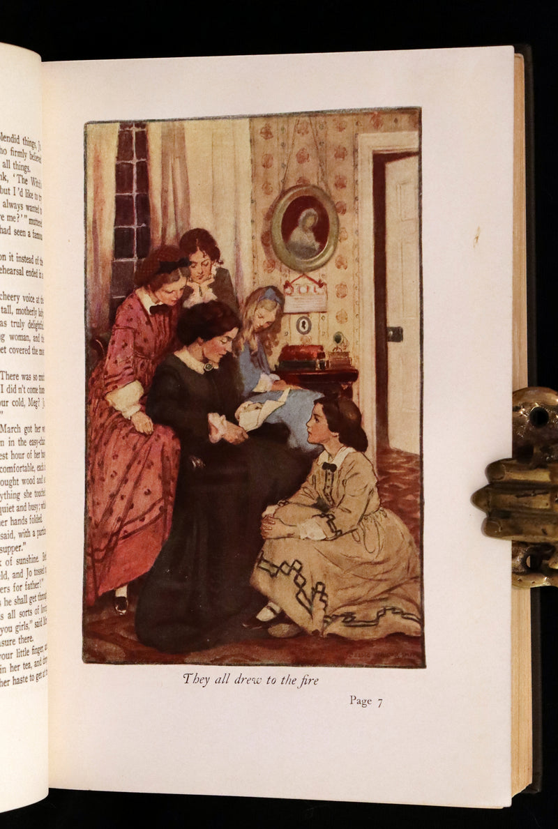 1922 Rare Book - LITTLE WOMEN by Louisa May Alcott illustrated in color by Jessie Willcox Smith.