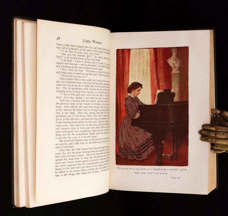 1922 Rare Book - LITTLE WOMEN by Louisa May Alcott illustrated in color by Jessie Willcox Smith.