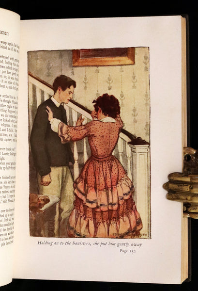 1922 Rare Book - LITTLE WOMEN by Louisa May Alcott illustrated in color by Jessie Willcox Smith.