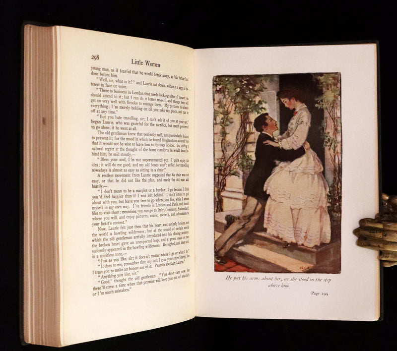 1922 Rare Book - LITTLE WOMEN by Louisa May Alcott illustrated in color by Jessie Willcox Smith.