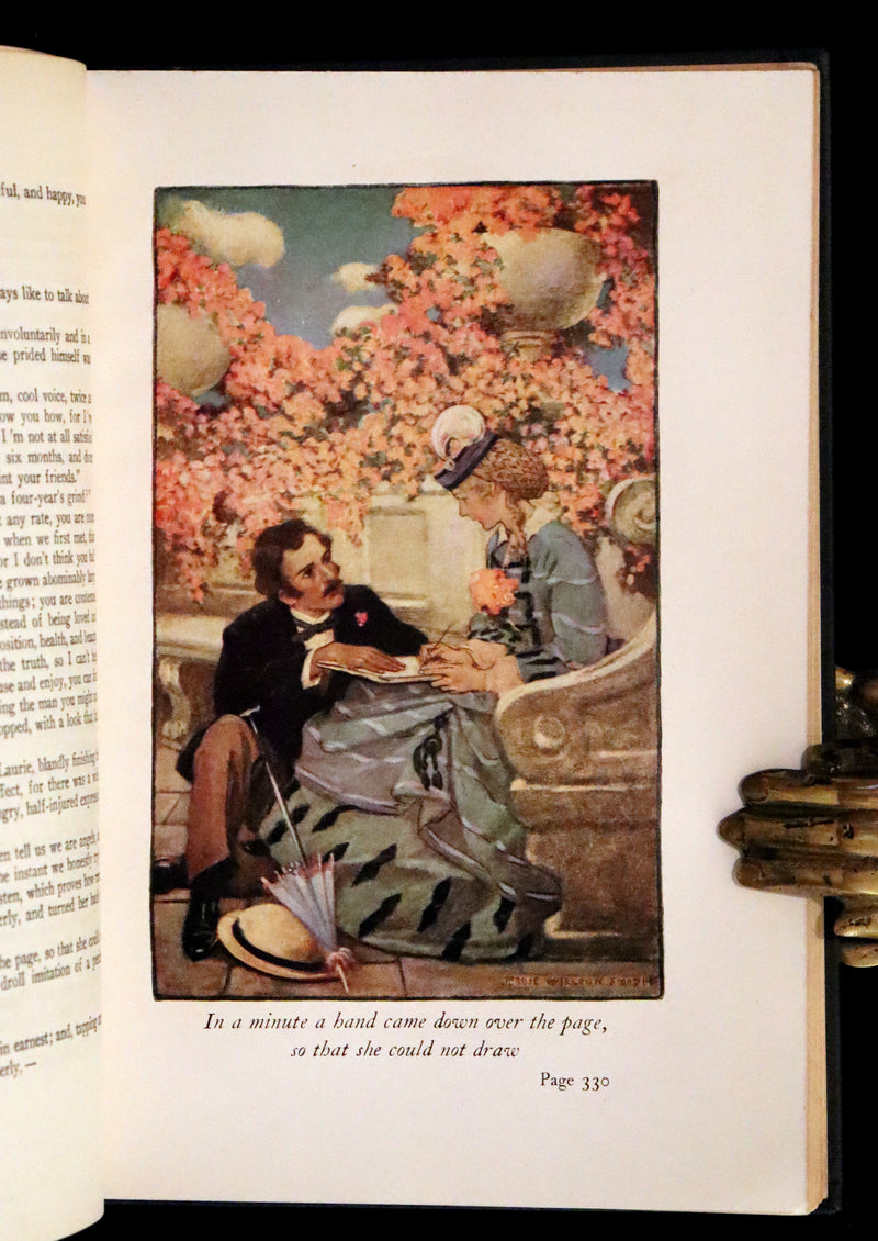 1922 Rare Book - LITTLE WOMEN by Louisa May Alcott illustrated in color by Jessie Willcox Smith.