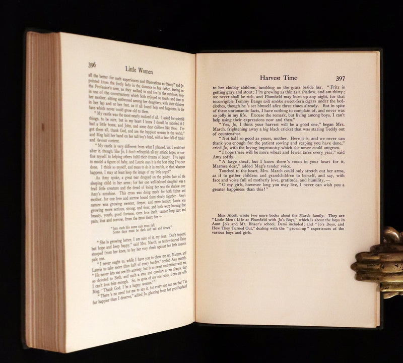 1922 Rare Book - LITTLE WOMEN by Louisa May Alcott illustrated in color by Jessie Willcox Smith.