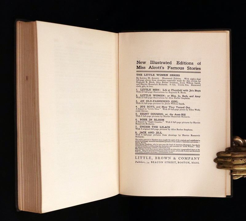 1922 Rare Book - LITTLE WOMEN by Louisa May Alcott illustrated in color by Jessie Willcox Smith.