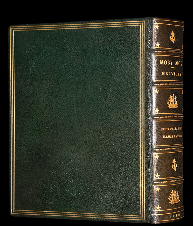 1930 Exquisite First Edition - MOBY DICK or The Whale by Melville, illustrated by Rockwell Kent.