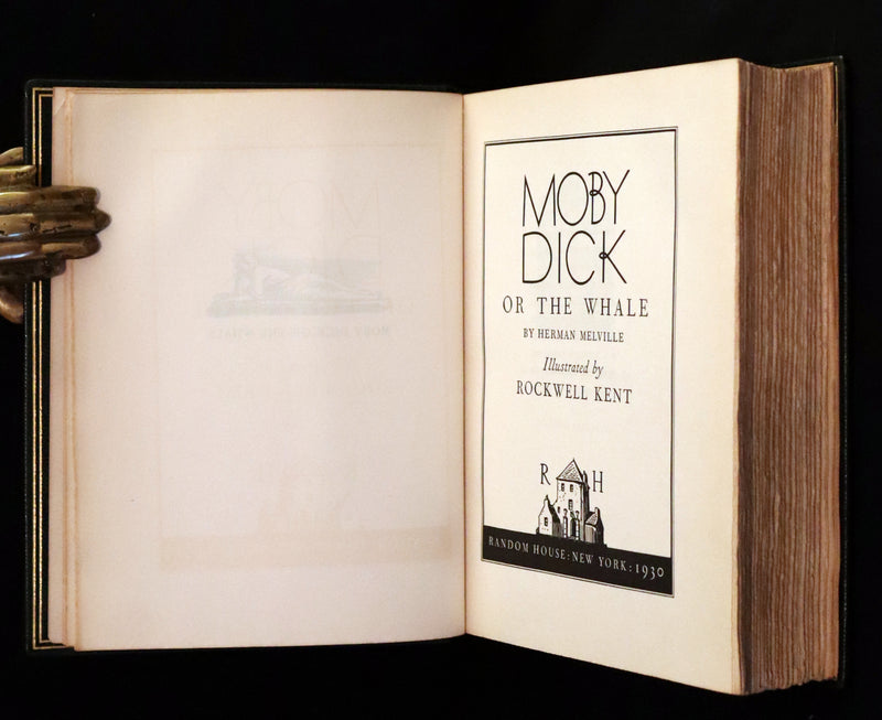 1930 Exquisite First Edition - MOBY DICK or The Whale by Melville, illustrated by Rockwell Kent.