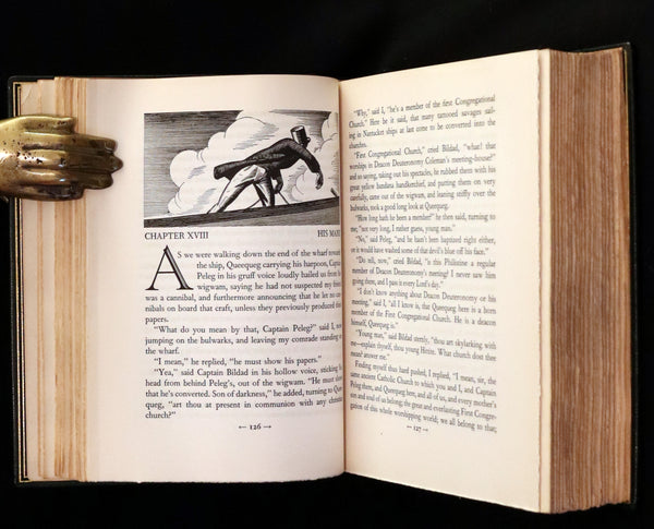 1930 Exquisite First Edition - MOBY DICK or The Whale by Melville, illustrated by Rockwell Kent.