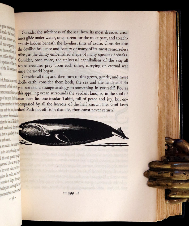1930 Exquisite First Edition - MOBY DICK or The Whale by Melville, illustrated by Rockwell Kent.