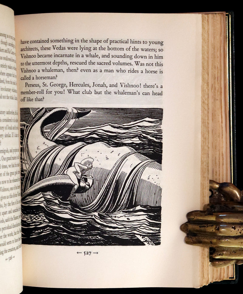 1930 Exquisite First Edition - MOBY DICK or The Whale by Melville, illustrated by Rockwell Kent.