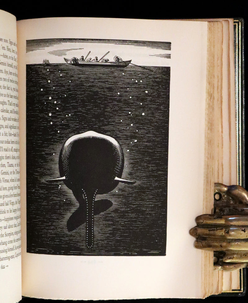1930 Exquisite First Edition - MOBY DICK or The Whale by Melville, illustrated by Rockwell Kent.