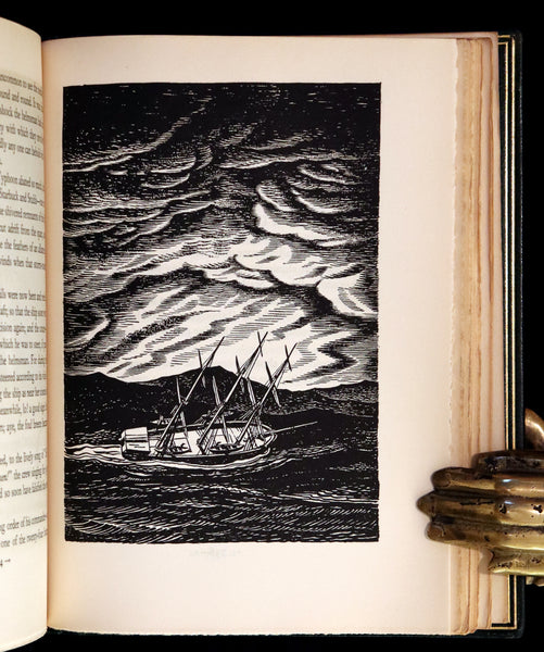1930 Exquisite First Edition - MOBY DICK or The Whale by Melville, illustrated by Rockwell Kent.