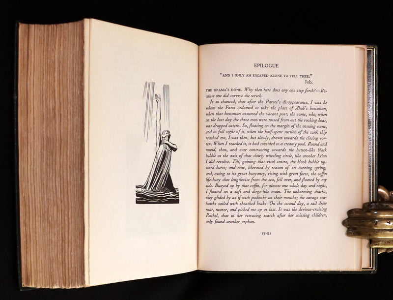 1930 Exquisite First Edition - MOBY DICK or The Whale by Melville, illustrated by Rockwell Kent.