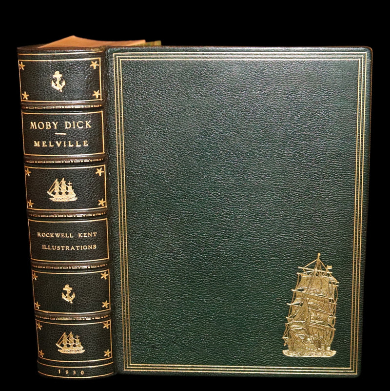 1930 Exquisite First Edition - MOBY DICK or The Whale by Melville, illustrated by Rockwell Kent.