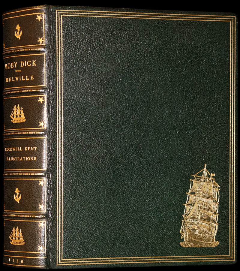 1930 Exquisite First Edition - MOBY DICK or The Whale by Melville, illustrated by Rockwell Kent.