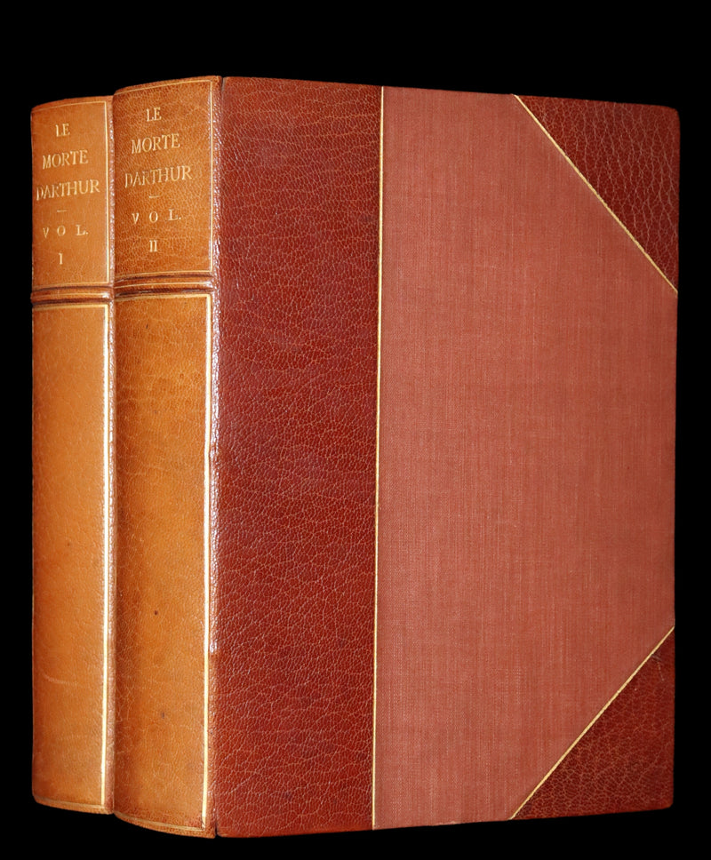 1920 Rare Book set - Le Morte Darthur, The History of King Arthur and of His Noble Knights of the Round Table.