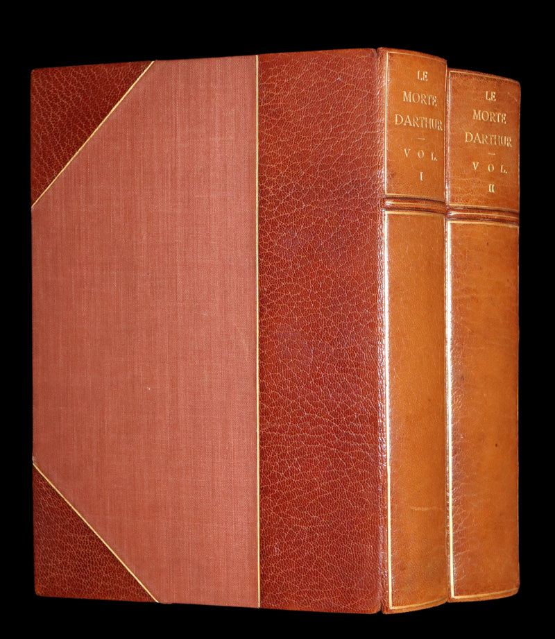1920 Rare Book set - Le Morte Darthur, The History of King Arthur and of His Noble Knights of the Round Table.