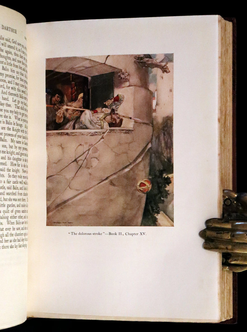 1920 Rare Book set - Le Morte Darthur, The History of King Arthur and of His Noble Knights of the Round Table.