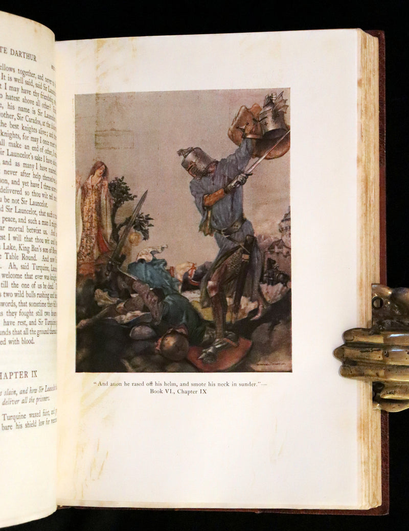 1920 Rare Book set - Le Morte Darthur, The History of King Arthur and of His Noble Knights of the Round Table.