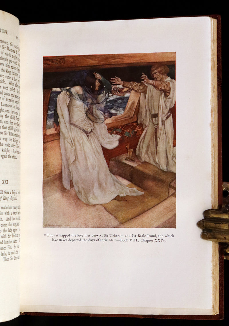 1920 Rare Book set - Le Morte Darthur, The History of King Arthur and of His Noble Knights of the Round Table.
