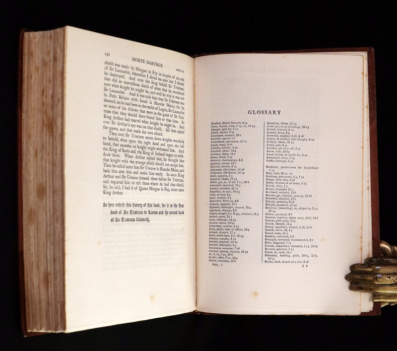 1920 Rare Book set - Le Morte Darthur, The History of King Arthur and of His Noble Knights of the Round Table.