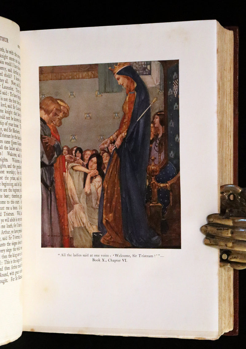 1920 Rare Book set - Le Morte Darthur, The History of King Arthur and of His Noble Knights of the Round Table.