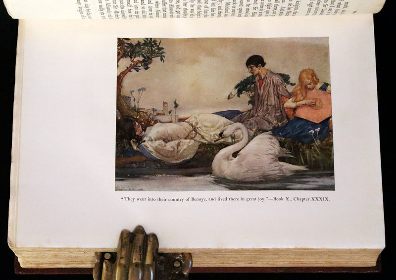 1920 Rare Book set - Le Morte Darthur, The History of King Arthur and of His Noble Knights of the Round Table.