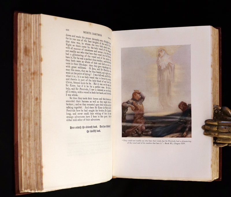 1920 Rare Book set - Le Morte Darthur, The History of King Arthur and of His Noble Knights of the Round Table.