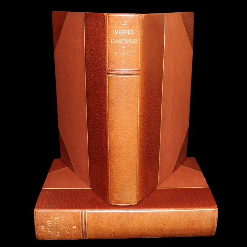 1920 Rare Book set - Le Morte Darthur, The History of King Arthur and of His Noble Knights of the Round Table.